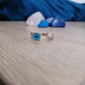 Evil Eye Amulet Ring